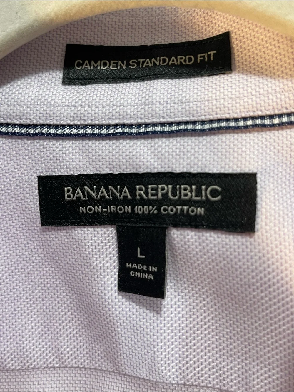 Banana Republic Light Lavender Dress Shirt